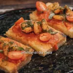 Bruschettas de Camarões