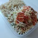 Arroz Integral Abobrinha Recheada