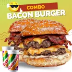 2 Bacon Burger + Bebidas