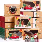 Caja c/visor Kraft Navidad Unid