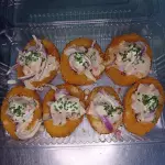 ARITOS DE CALAMAR CON CEVICHE