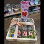 Caja frascos Te amo