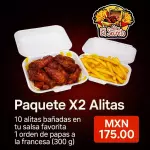Paquete X2 alitas