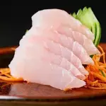 Sashimi peixe branco
