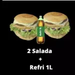 2  SALADA + REFRI 1L