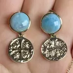 Aretes moneda
