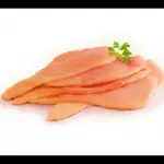 Filete de pechuga natural aplanado.