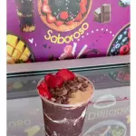 Morango gotas creme