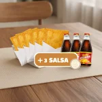 6 PASTELES + 3 MALTAS + 3 SALSAS