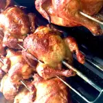 frango inteiro+polenta