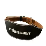 FAJA DE FUERZA DE CUERO FITNESS ARMY