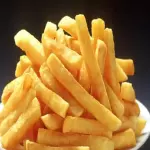 Porcion de papas fritas