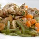Verduras con champiñones