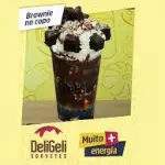 Brownie no copo
