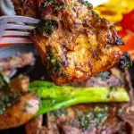 Costilla con chorizo