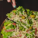 Pizza Rúcula y Jamón crudo