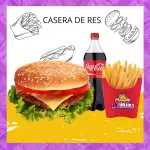 COMBO BURGUER (CASERA DE RES )