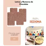 Molde de Letras y Números de Chocola