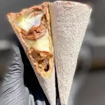 Cone trufado - ninho com Nutella