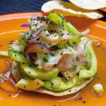 TOSTADA DE AGUACHILE