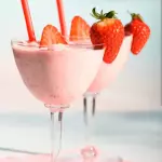 Caipirinha cremosa morango