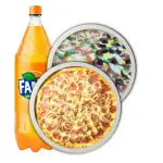 🍕🍕2 PIZZAS + REFRI 2L