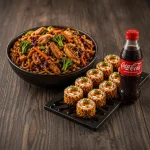 1 Yaki Frango G +  10Hot +Cokinha200