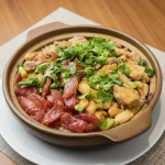 ARROZ CACEROLA GRANDE 3 PROTEI 三拼煲仔饭