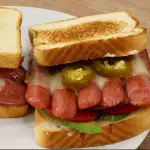 Sándwich de salchicha