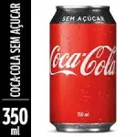 Refrigerante Coca Cola zero Lata 350