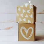 Caja Bolsa con cinta
