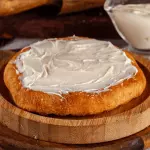 esfiha de chocolate branco