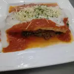 LASAÑA DE ACELGA Y BOLOÑESA