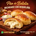 2 PÃO DE BATATA RECHEADO