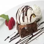 Brownie con Helado