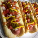 Mexican style hot-dog
