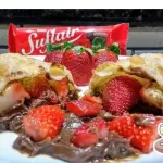 Pastel Suflair com morango