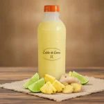 Caldo de cana abacaxi limão gengibre