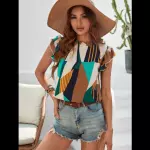 Blusa de cuello alto
