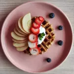 Banana waffle