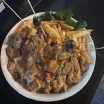 papas  champi de carne