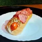 3  HOT DOG CALABRESA +1 REFRE LATA