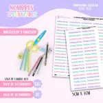 Etiquetas Mini UV Lápices