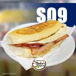 Sanduíche c/Queijo e Bacon