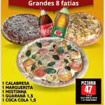 1CALABRESA 1 MARGUERITA 1MISTINHA