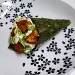 Temaki c/camarão empanado