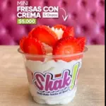 Mini Fresas con Crema