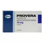 Provera 10mg 28 tabletas