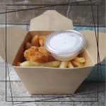 PAPAS FRITAS CON POLLO🍟