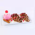 BROWNIE CON HELADO
